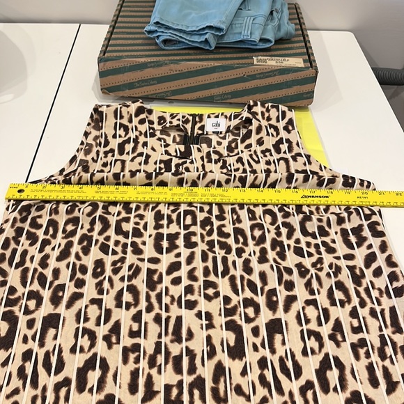 Cabi Ginger Top Tunic M leopard - Picture 9 of 13